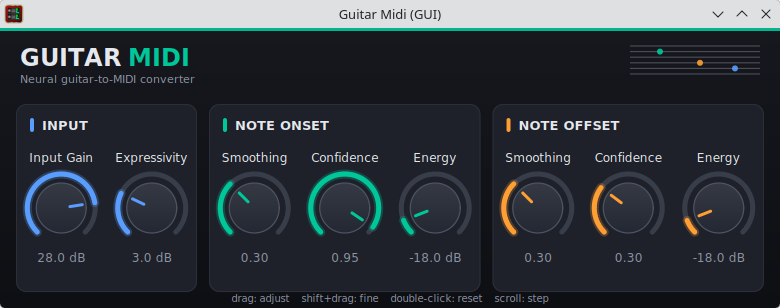 Guitarmidi screenshot