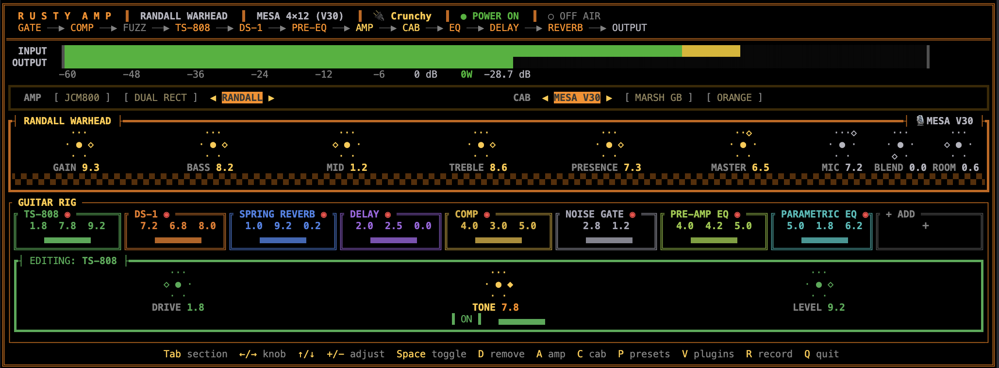 Rusty Amp screenshot